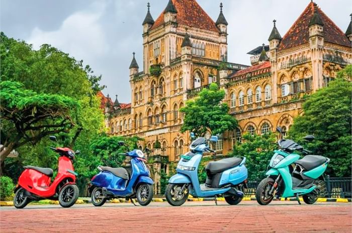 Ola S1 Pro price, Ather 450X, TVS iQube sales numbers.